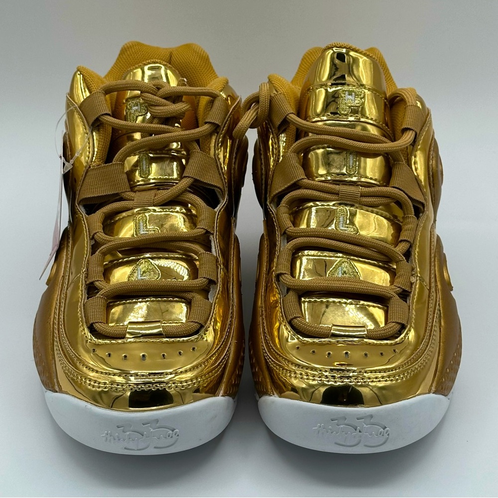 Fila Grant Hill 3 Metallic Gold Athletic Basketball Shoes Sz Men 7 Women… - Picture 2 of 8